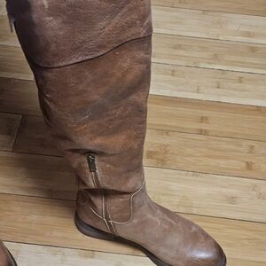 Franco Sarto Chestnut Leather Boots
